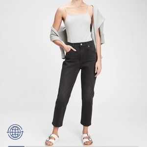 Gap black mom jeans
